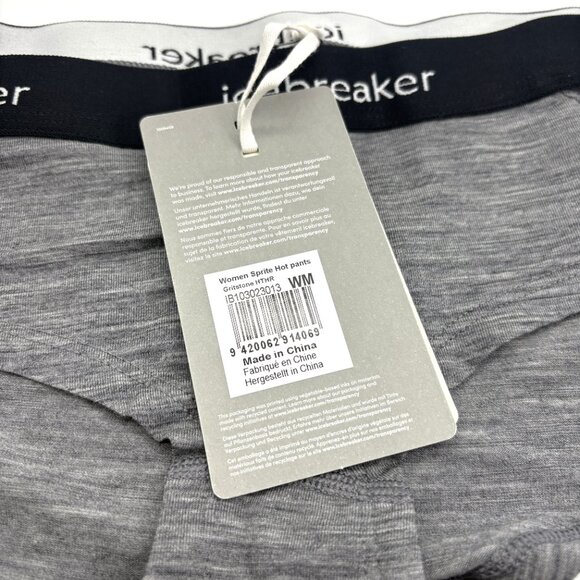 ICEBREAKER Bodyfit MERINO Underwear Sprite Hot Pants Gritstone Heather - Picture 3 of 10
